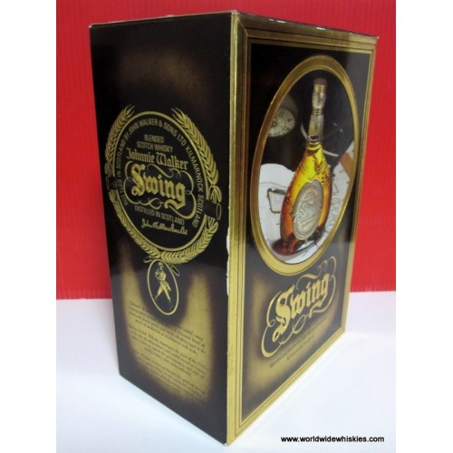 Johnnie Walker SWING Whisky 750ml OLD Bottle RARE Box